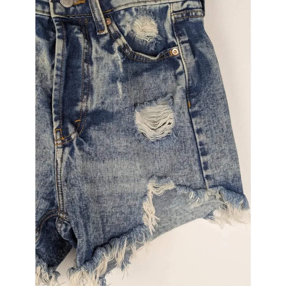Wild Fable Jeans shorts very distressed SzXS Waist 26